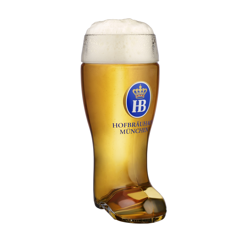 Original Hofbräuhaus München Glass Beer Boot