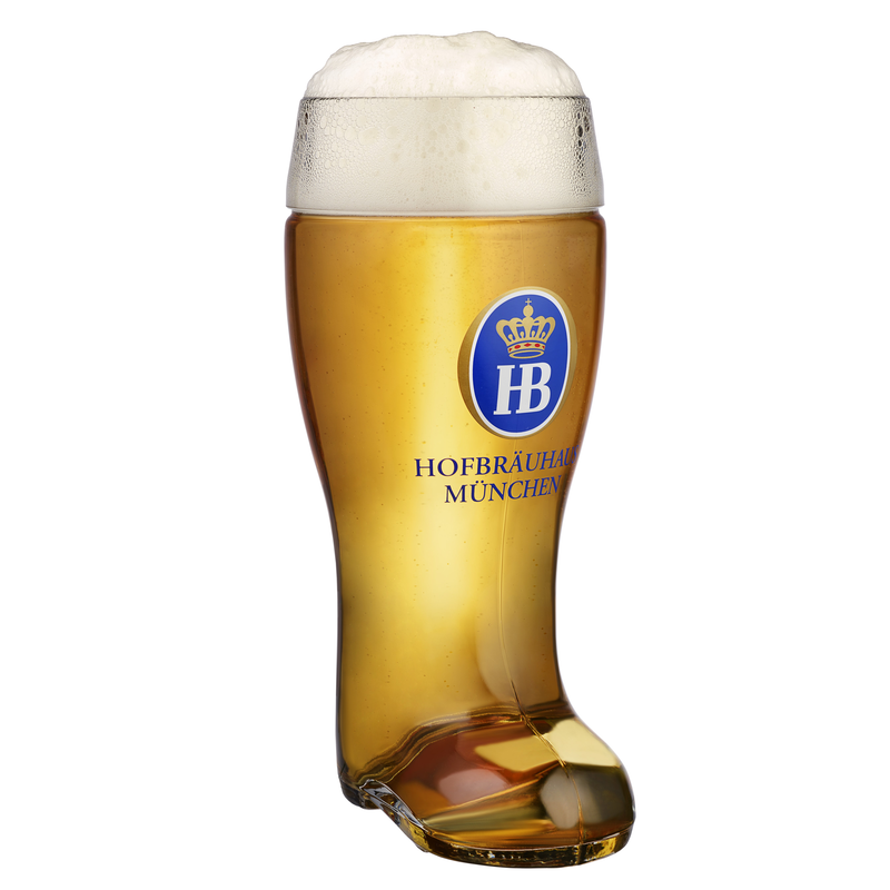 Original Hofbräuhaus München Glass Beer Boot