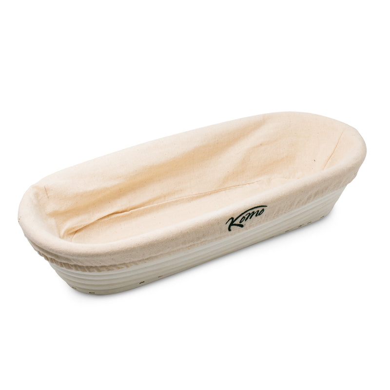 Komo Long Rattan Proofing Basket With Linen Cover - 06046