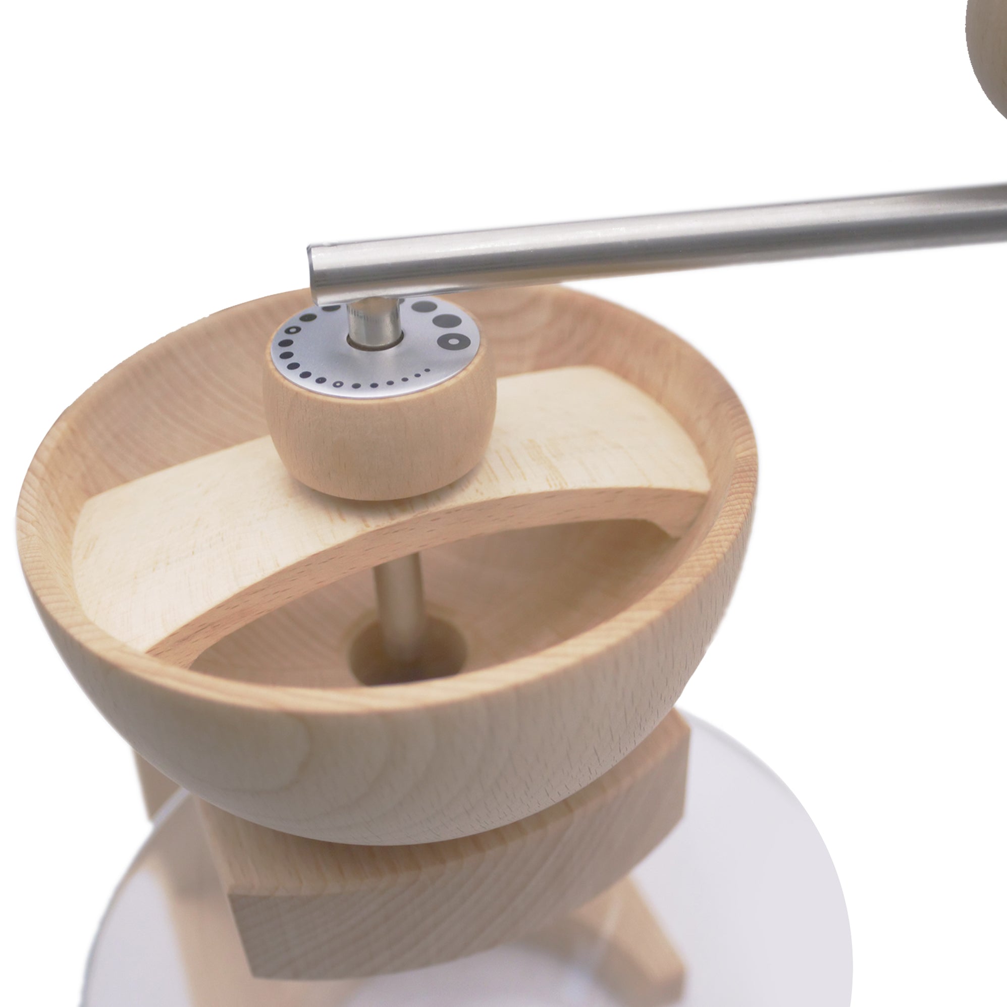 Manual Grain Corn Mill Grinder Wood Hand Crank MIA MOLA — Loewen META