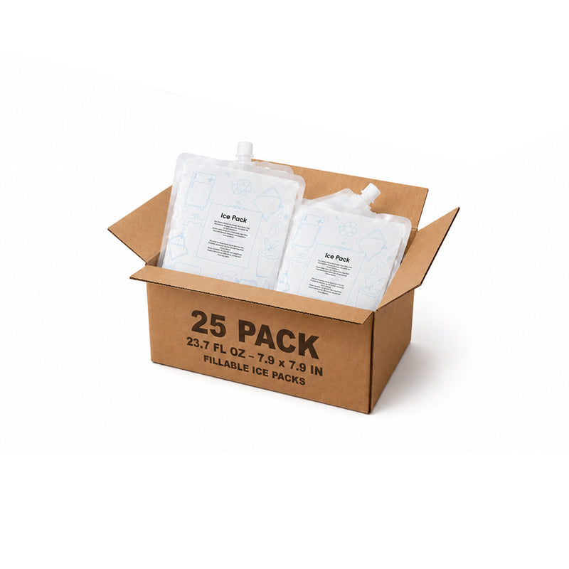 Landpack Refillable Water-Fill Ice Packs – 23.7 fl oz (700 ml)