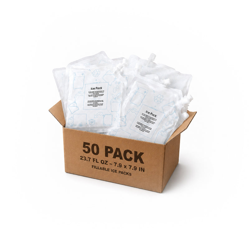 Landpack Refillable Water-Fill Ice Packs – 23.7 fl oz (700 ml)