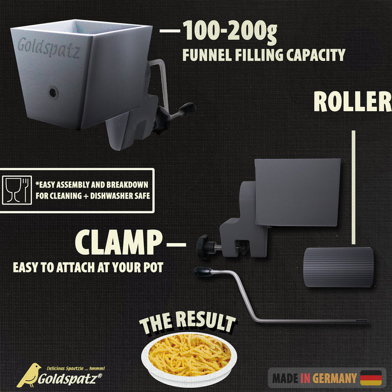 Goldspatz MAX Spaetzle Maker