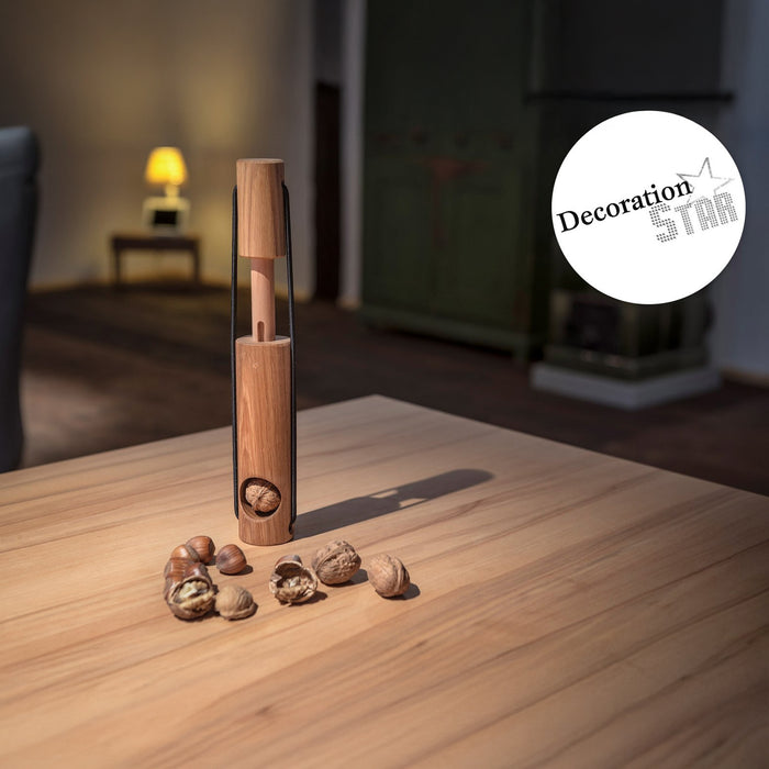 Nutcracker “Nuss Kracher” Made of Oak Wood, Innovative Design from the Black Forest, Made in Germany