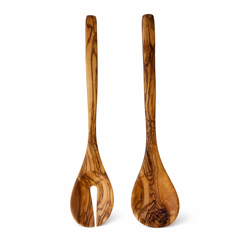PASTERKAMP Olive Wood Salad Servers "Scandia" 30 cm / 11.8"