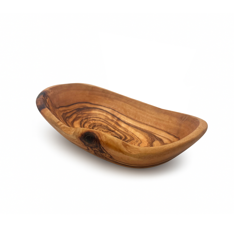 PASTERKAMP Olive Wood Snack Bowl - Ø 13 × 9 cm / Ø 5.1 × 3.5"