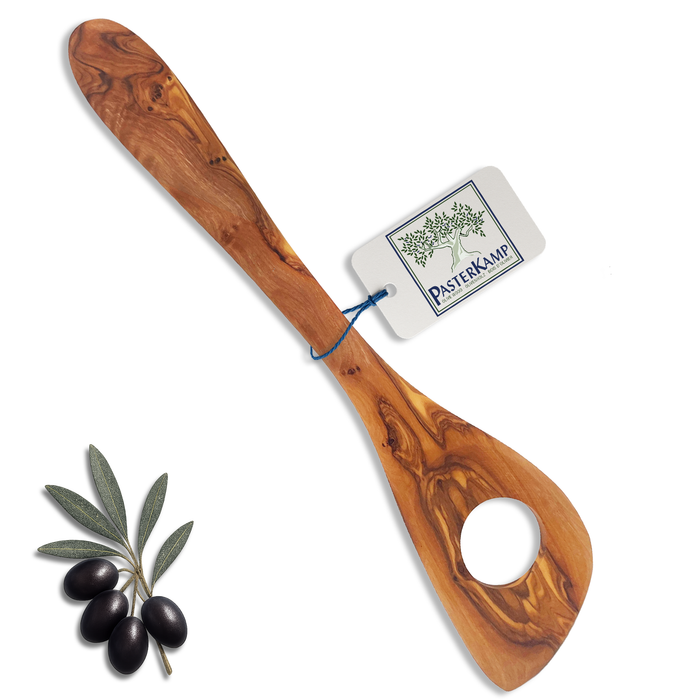 PASTERKAMP Cuchara para Mezclar y Risotto de Madera de Olivo - 30 cm / 11.8"