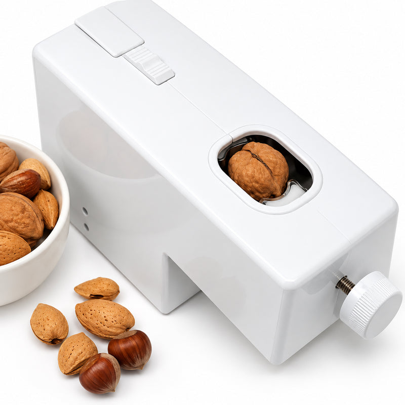 ナッツを割る開口部が見えるRobito Almondの上面