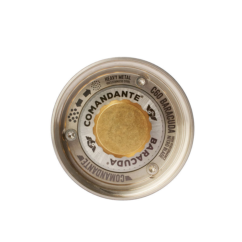 コマンダンテ C60 BARACUDA ブラッシュドスチール マニュアルコーヒーグラインダー