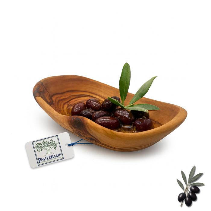 PASTERKAMP Olive Wood Snack Bowl - Ø 13 × 9 cm / Ø 5.1 × 3.5"