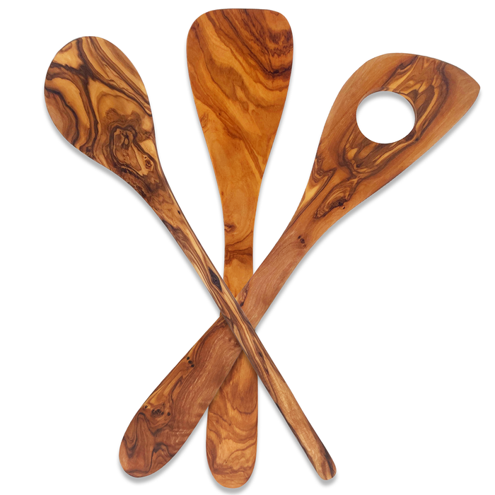 Juego de utensilios de cocina de madera de olivo PASTERKAMP