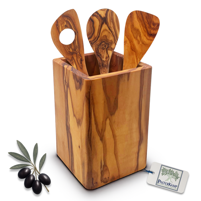 Juego de utensilios de cocina de madera de olivo PASTERKAMP