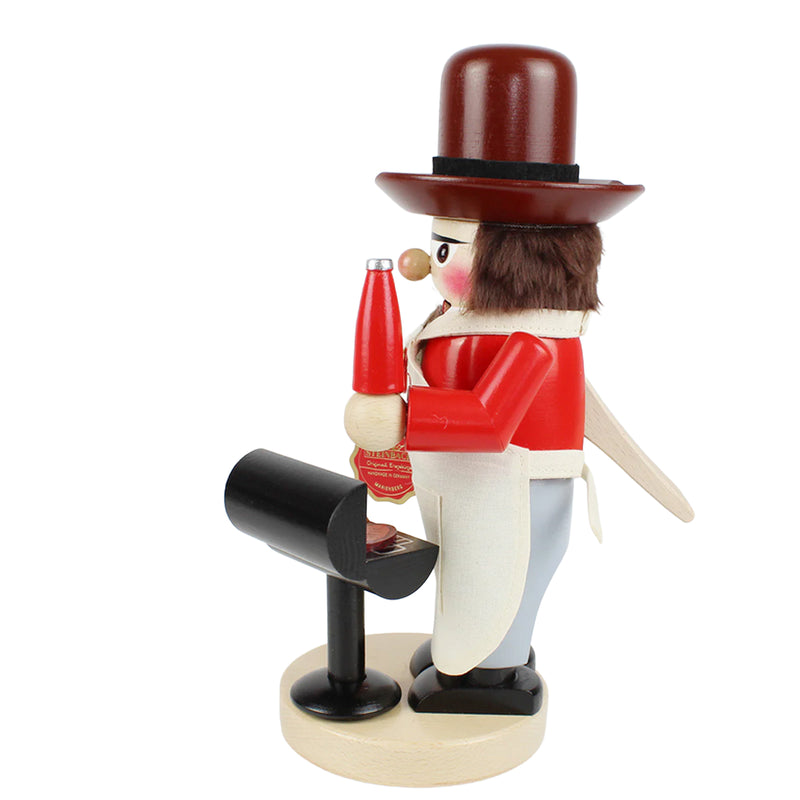 シュタインバッハBBQビル - ドイツ製手作りくるみ割り人形 - 11.8インチ/30cm