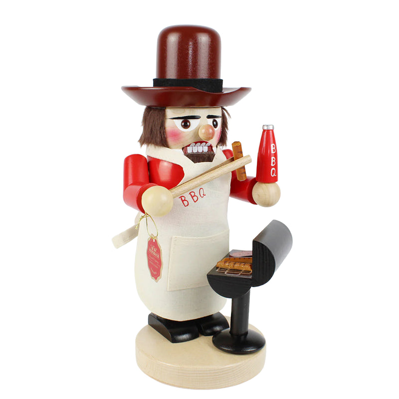 シュタインバッハBBQビル - ドイツ製手作りくるみ割り人形 - 11.8インチ/30cm