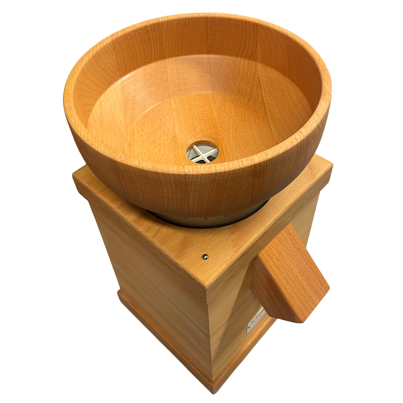 Schnitzer Cerealo Grain Mill – 230V Appliance for USA 110V with Included Step-Up Converter