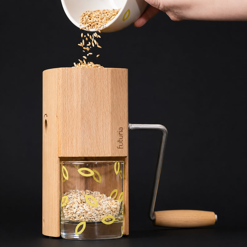 Werkstück "Futuria M1" Manual Grain Flaker - For Right- and Left-Handed Use
