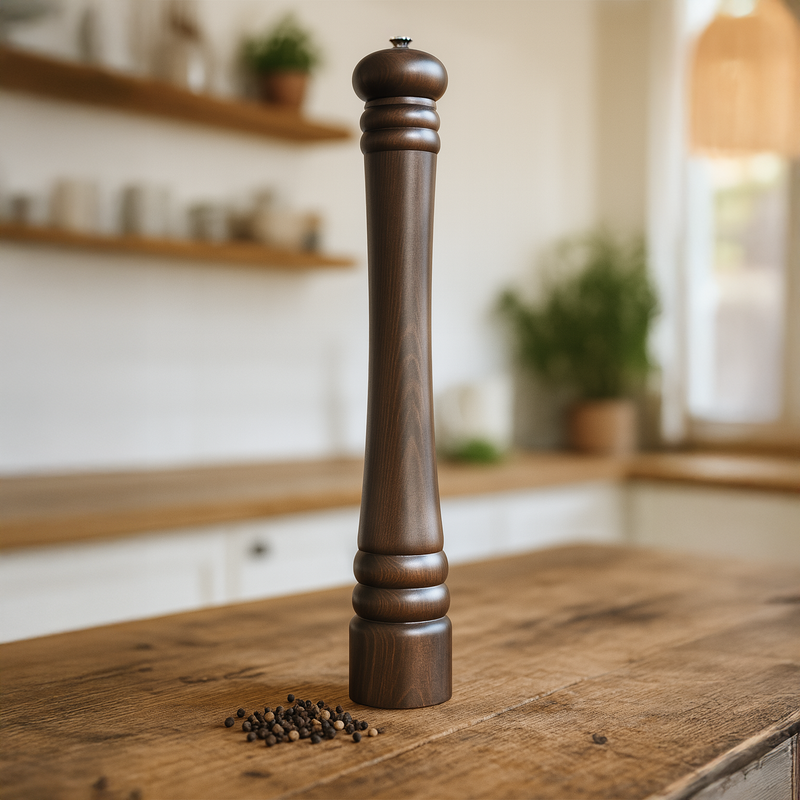 Zassenhaus Berlin Pepper Mill, Dark Beech - XL and XXL