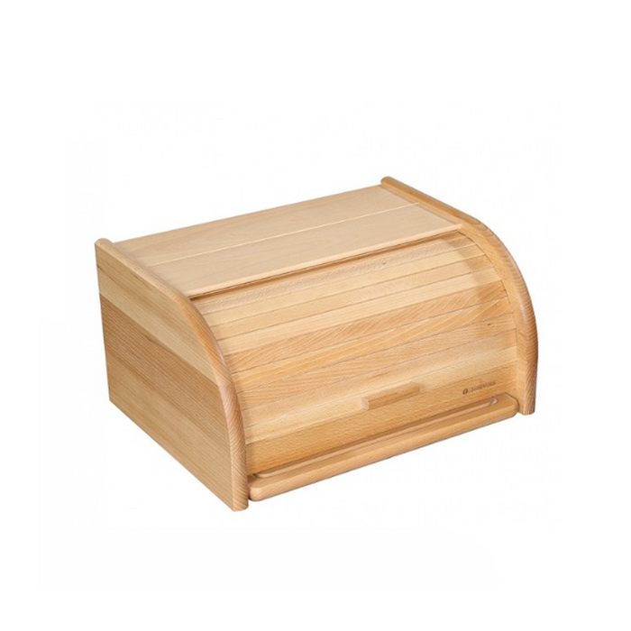 Zassenhaus Wooden Bread Box with Pull-Out Board COUNTRY