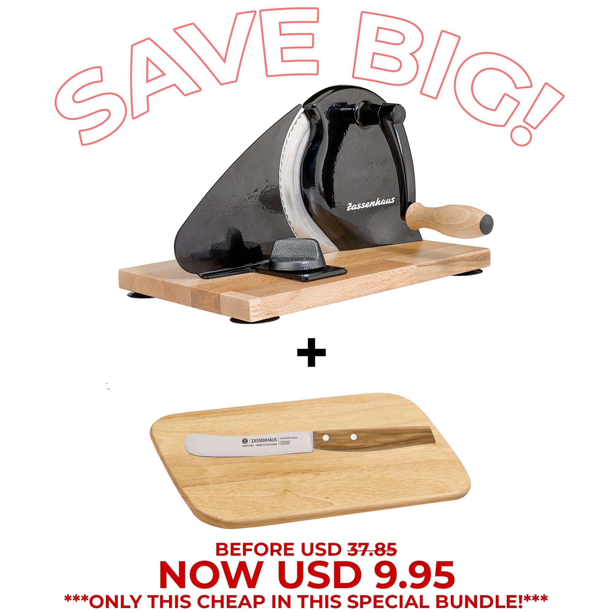 Zassenhaus Retro Hand Bread Slicer CLASSIC -Made in Germany — Loewen ...