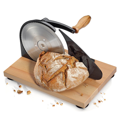 Zassenhaus Manual Bread Slicer, Classic Hand Crank Home Bread