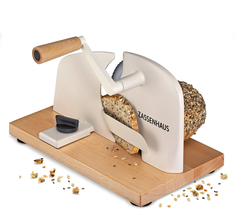 ZASSENHAUS PURE Manual Bread Slicer - Solingen Stainless Steel Blade