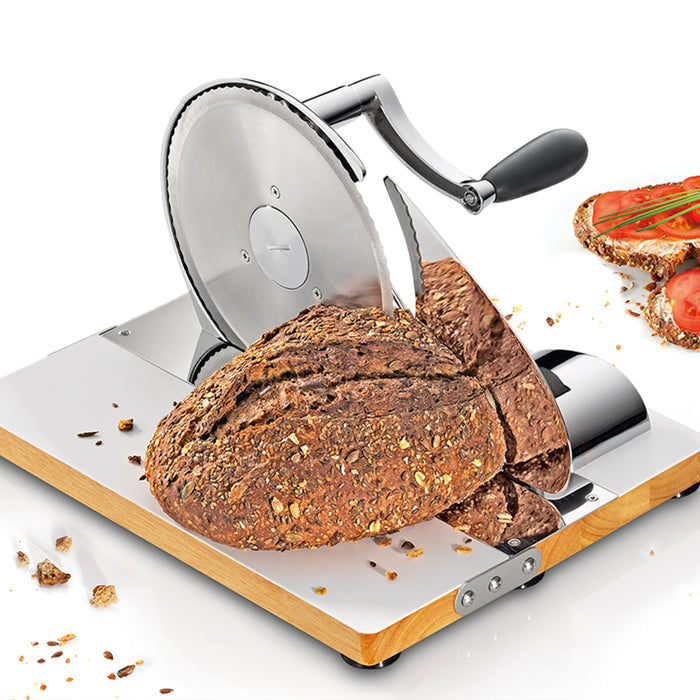  Bread Slicer with Crumb Tray Premium Bread Slicer for