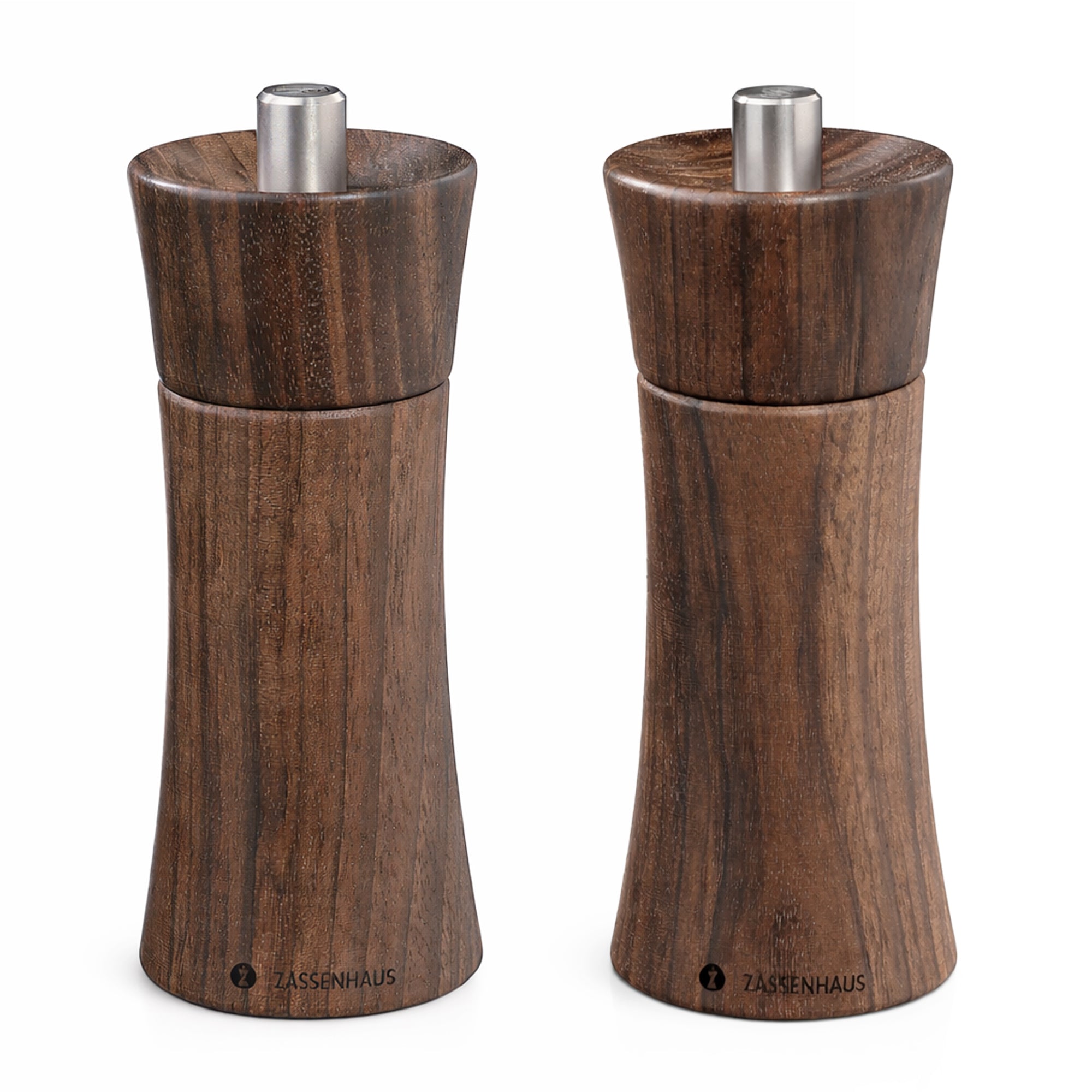 Zassenhaus Frankfurt Walnut Salt & Pepper Mills 14 / 18 cm Premium