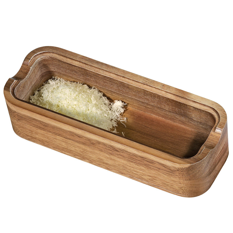 Zassenhaus Cheese Grater Made of Acacia Wood with Collection Container – Art. 071344