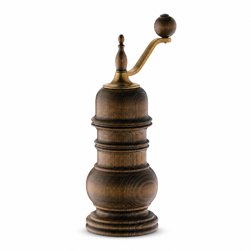 Zassenhaus SPEYER antique beechwood pepper mill with crank