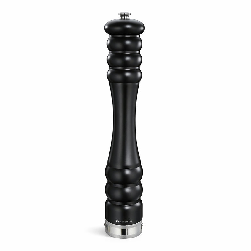 Zassenhaus Pepper Mill MÜNCHEN Matte Black Perforated