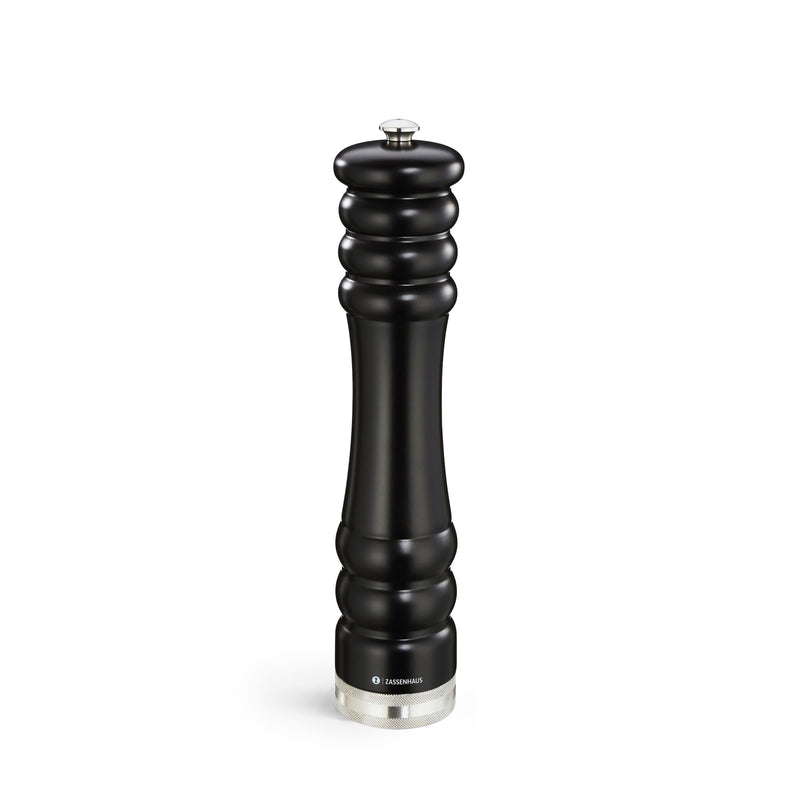 Zassenhaus Pepper Mill MÜNCHEN Matte Black Perforated
