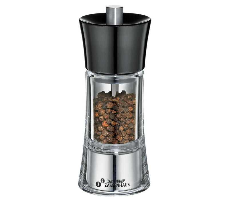 Zassenhaus Pepper / Salt Mill AACHEN, Colored, 14 cm / 5.5"