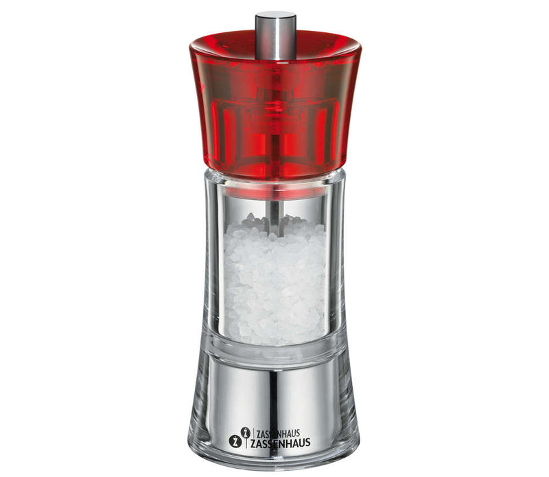 Zassenhaus Pepper / Salt Mill AACHEN, Colored, 14 cm / 5.5"