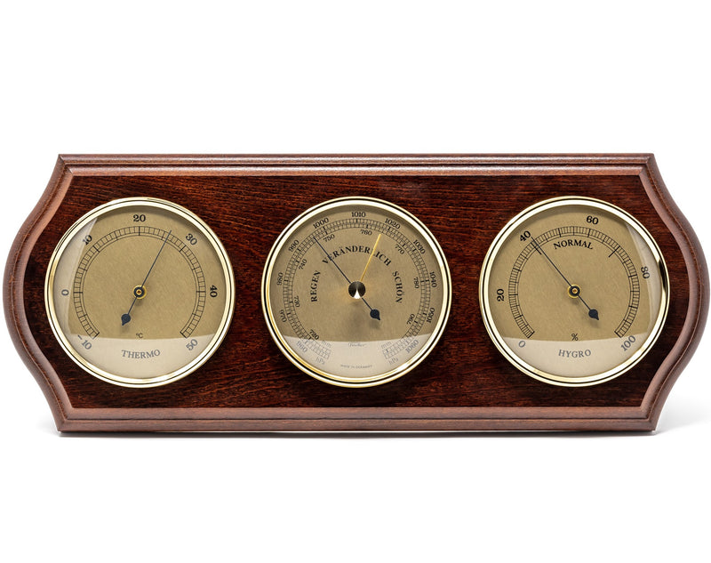 Fischer Weather Station with Thermometer, Barometer & Hygrometer 395 mm / 15.6" - No. 9178