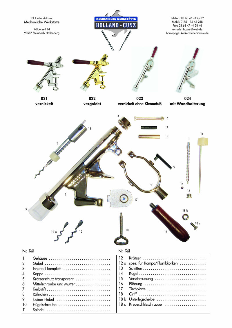 Professional Uncorking Machine CEDON with Table Mount - No. 021