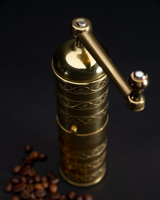 Zassenhaus Mocha Coffee Grinder / Mill HAVANNA, Polished Brass - #041002