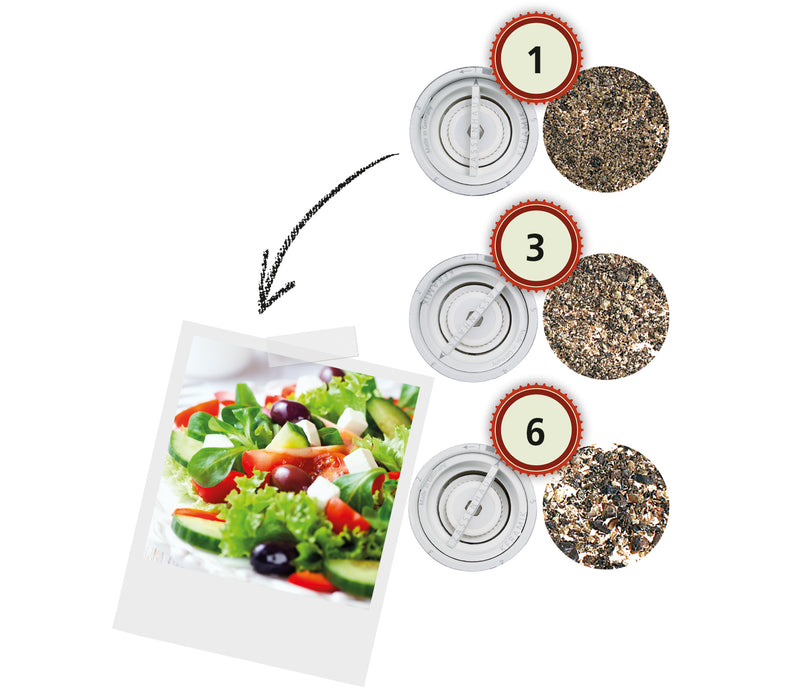 Zassenhaus Pepper & Salt Mill Set FRANKFURT with Coaster, Olive Wood