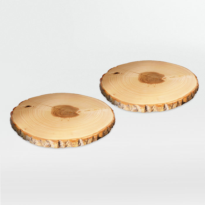 Original Genuine Wood Bark Snack Board -  Dishwasher-Safe