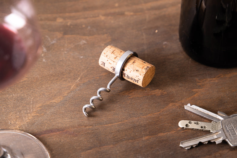 Corkey Corkscrew on Keychain