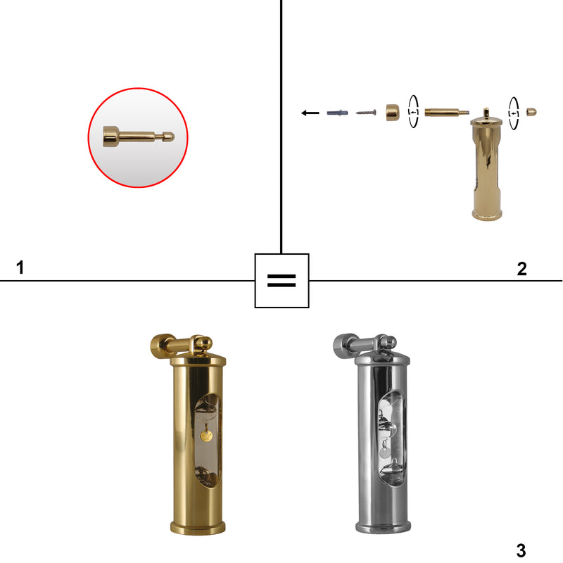 Delite Galileiglass with Wall Mount, Stig Larsen, 145 mm / 5.92". °Celsius Version