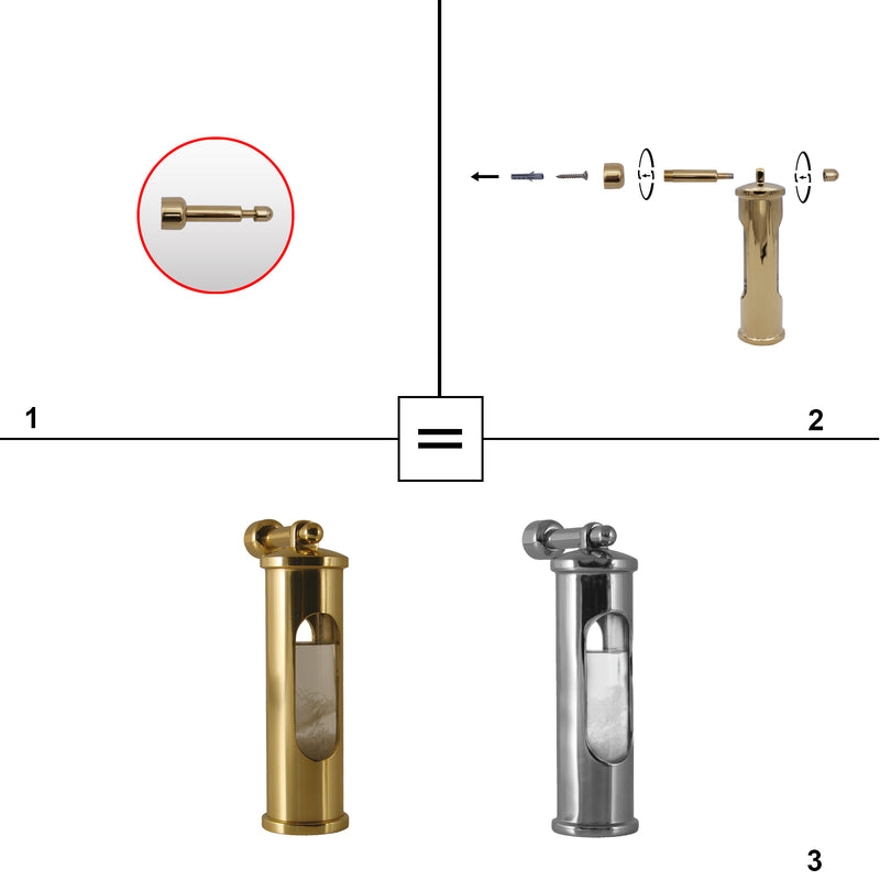 Delite Storm Glass with Wall Mount, Stig Larsen, 145 mm / 5.92"