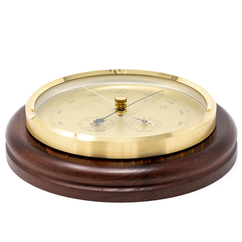 Fischer Barometer with Thermometer & Hygrometer 7.9" - 1694R-22 (US Version/ °F)