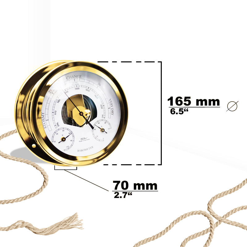 Fischer Maritime Weather Station 165 mm / 6.5" - US Version °F