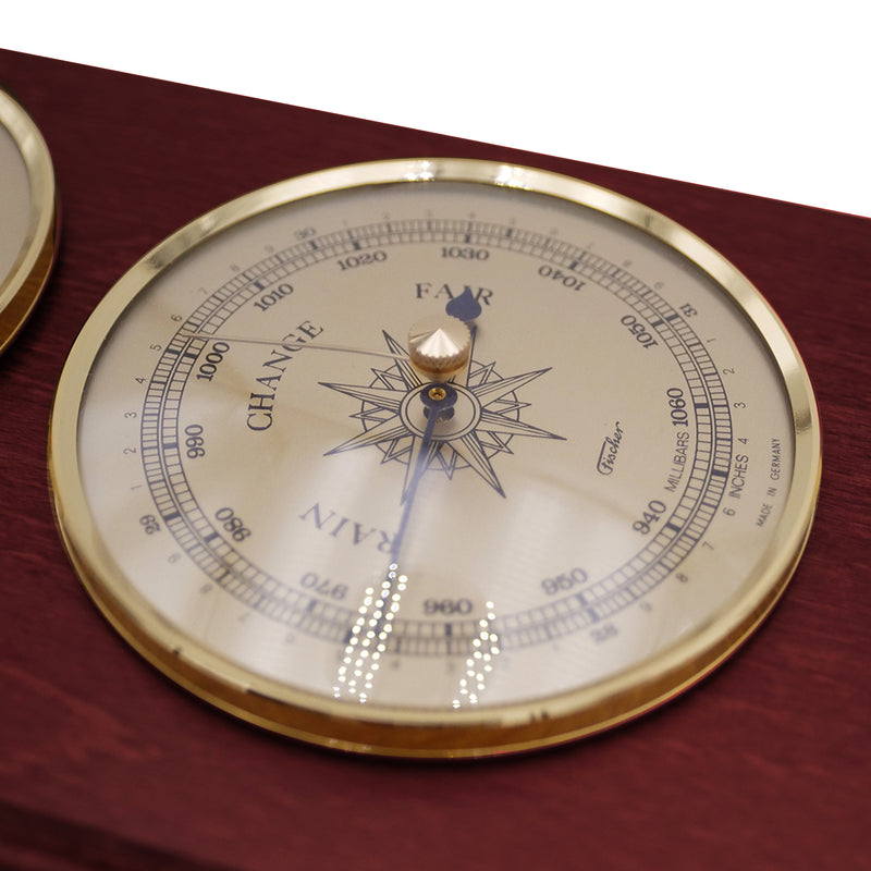 Fischer Weather Station with Thermometer, Barometer & Hygrometer 395 mm / 15.6" - No. 9178 US Version