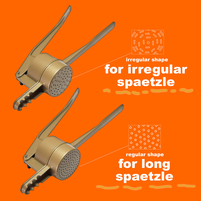 Goldspatz Spaetzle Press - Dishwasher safe