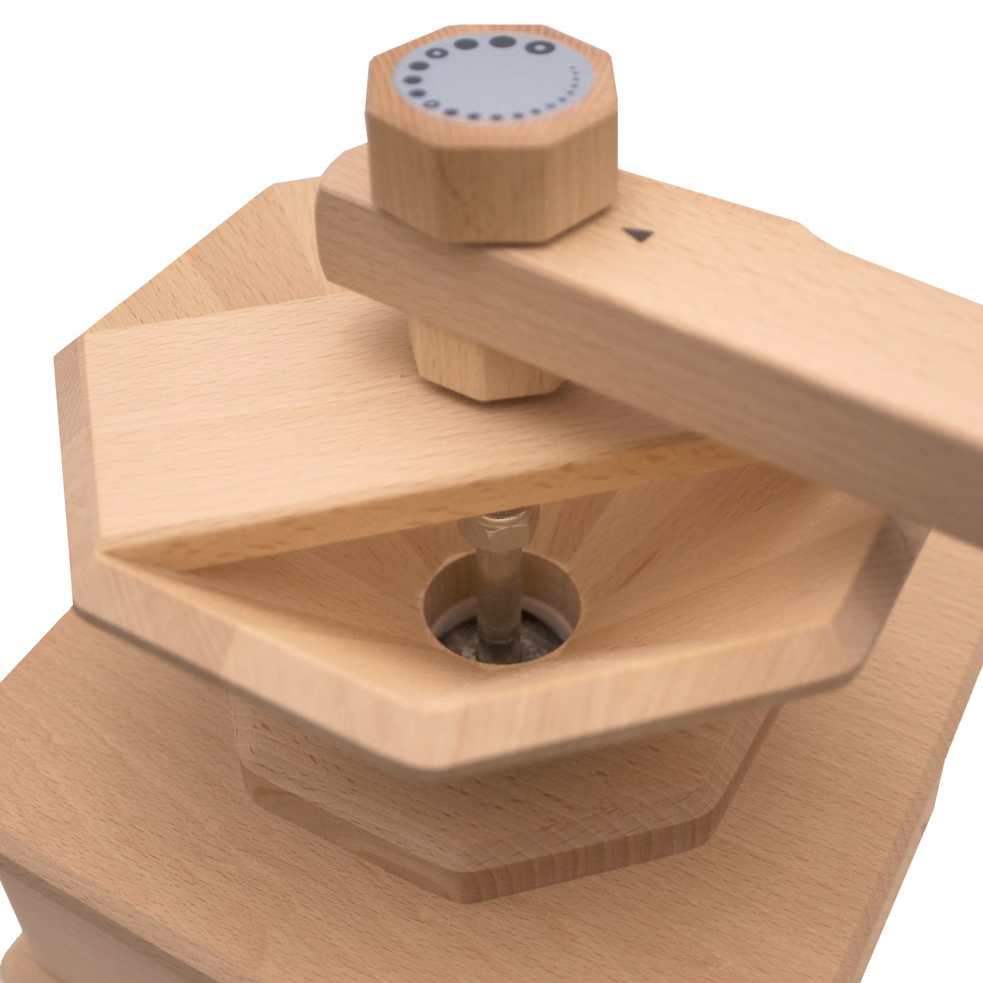 Manual Grain Corn Mill Grinder Wood Hand Crank TOSCANA — Loewen