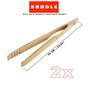 Zetzsche Kitchen Grill Tongs, Beech Wood, Gift Box