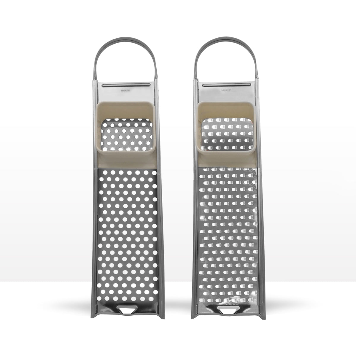 Weis Spätzle - Piatto Per Spätzle In Acciaio Inossidabile Con Raschietto, Fori Da 8 Mm Per Knöpfle, Adatto A Pentole 24-28 Cm - 2