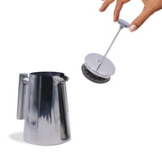 WEIS Polished Stainless Steel French Press Coffee Maker, Insulated