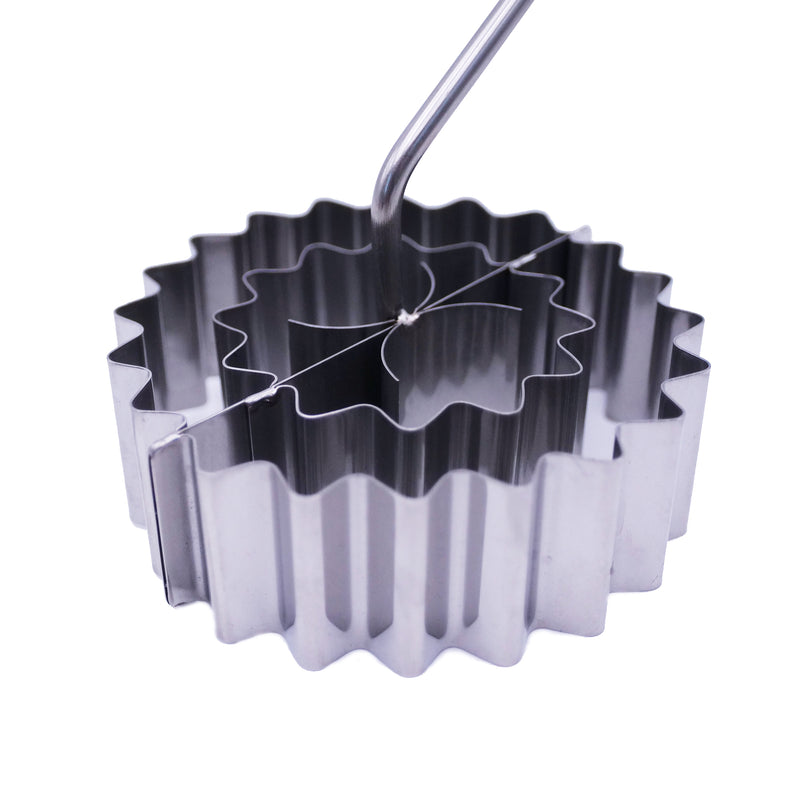 Weis Rose Cake Tin "Rosenkuechleform" - Stainless Steel - #14214